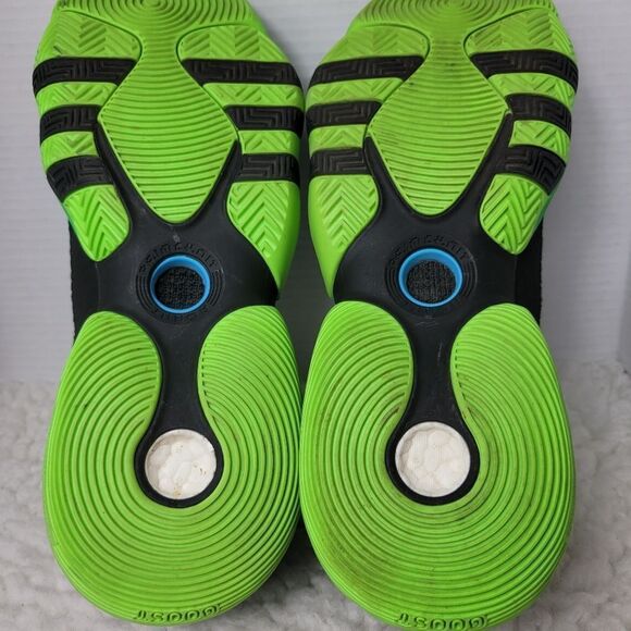 Adidas Trae Young 2 Mens Size 12 Core Black Team Solar Green H06473 - Picture 11 of 11